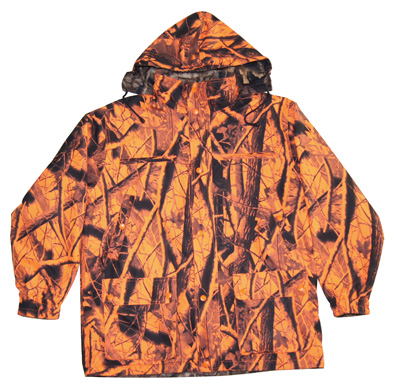 9184 reversible jacket(Wild Trees-blaze)noiseless & waterproof & breathable