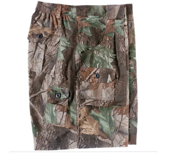 hunting short with elastic waist