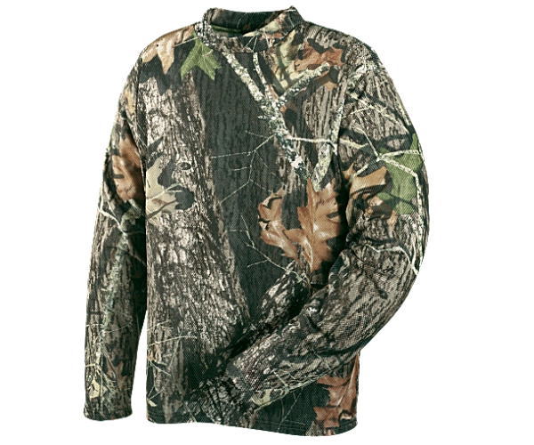 dark trees camo. long sleeve t-shirt