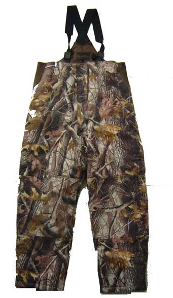 Insulated bib pant- Wild trees(Noiseless & Waterproof & breathable)